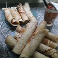 El cooksnap de Isis Malone cuando hizo Panqueques relleno de Dulce de Leche.