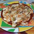 El cooksnap de Iris Loto Campos cuando hizo Pizza light de avena al microondas  fácil y rápida 💪💁🏻🍕 masa de pizza 1 2 3.
