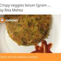 Rita mehta का कुकस्नैप जब उन्होंने बेसन चीला(Besan chilla recipe in Hindi) बनाया था।