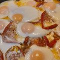 El cooksnap de camino reyero merino cuando hizo Patatas asadas con tomate y huevos al horno.