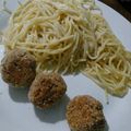 El cooksnap de Agustina Gonzalez cuando hizo Albóndigas de soja.