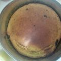 El cooksnap de Maria cuando hizo Bizcocho de claras con té matcha y chocolate.