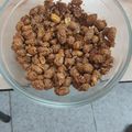 El cooksnap de Ever Aguilar cuando hizo Garrapiñadas de maní con esencia.