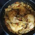El cooksnap de juliet cuando hizo Pollo rustido con champiñones.