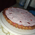 El cooksnap de Daiana Chocobar cuando hizo Tarta de frutillas, crema chantilly y gelatina de frutos rojos.