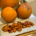 El cooksnap de Sam Meadley cuando hizo Chips de calabaza con su piel.
