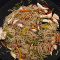 El cooksnap de Maria Quiñones cuando hizo Wok de Noodles con verdura y pollo.