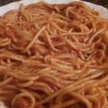 El cooksnap de josi E. cuando hizo Espagueti en salsa Boloñesa 🍝.
