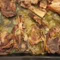 El cooksnap de Ana Barco cuando hizo Codillo de cerdo al horno.
