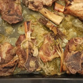El cooksnap de Ana Barco cuando hizo Codillo de cerdo al horno.