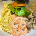 Cooksnap của Thanh Vân khi họ làm theo món Bún trộn tôm thịt 🥩🦐🥗