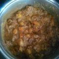 El cooksnap de Luisana De Villalobos cuando hizo Guiso para las Hallacas Navideñas Venezolanas.