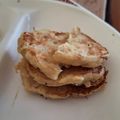 Cooksnap dari hanifah hanun untuk resep MPASI start 6 bulan, Pancake Teflon pisang buah naga