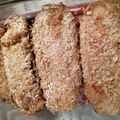El cooksnap de Alita cuando hizo Milanesas de berenjena rellena de jamón y queso.