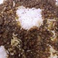 Chetan Ghoga का कुकस्नैप जब उन्होंने चावल और काली मलका दाल (chawal aur kali malka dal recipe in Hindi) बनाया था।