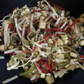 El cooksnap de Raquel Barrios Emategui cuando hizo Chop Suey de verduras DIET sin carne.