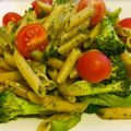 El cooksnap de Irene-Guirao cuando hizo Pasta con pesto de aguacate y nueces.