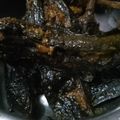 Honey Jain का कुकस्नैप जब उन्होंने भरवा बैंगन की सब्जी (bharwa baingan ki sabzi recipe in Hindi) बनाया था।