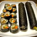 Cooksnap Dapur Yusfarisyia semasa beliau membuat Korean Gimbap @ Kimbap.
