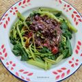 Cooksnap dari Desriayu untuk resep Rujak Sambel Asem / Rujak Kangkung Khas Cirebon