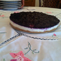 El cooksnap de Andrealeza cuando hizo Tarta de queso con arándanos en 15 minutos (receta padre de Rosa).