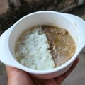 Cooksnap dari Bundae Hussein Aly untuk resep Nasi Tim Saus Hati Ayam Tempe MPASI 9 bulan