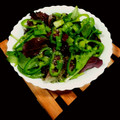 El cooksnap de Cecilia Lascaux "Cocina Hoy Con Cecilia " cuando hizo Ensalada fresca de brotes tiernos, pimiento verde y cebolleta.
