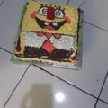 Cooksnap dari Anggi Pratiwi untuk resep Kue ulang tahun karakter spongebob