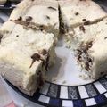 El cooksnap de Tullio Bertini cuando hizo Cheesecake stracciatella al micro.