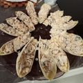 El cooksnap de Francisco Bedia cuando hizo Endibias rellenas de crema de queso con nueces y mango.