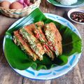 Cooksnap dari Ganangrassa untuk resep Hintalu benyiur (telur dadar kelapa parut)