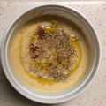 El cooksnap de BeazZ cuando hizo Hummus - puré de garbanzos.