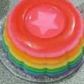 El cooksnap de Karina Chavez cuando hizo Gelatina arcoiris con frutas.