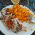 El cooksnap de La Morocha cuando hizo Filet de merluza al horno... a mi estilo.