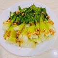 不愛煮不愛吃卻必須煮必須吃的不不媽煮食筆記 的 燙青江菜佐蒜蓉醬 cooksnap