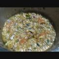 Rakhi Gupta का कुकस्नैप जब उन्होंने बैंगन का भरता (baingan ka bharta recipe in Hindi) बनाया था।