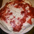 anna.tuyen's cooksnap of when they made Scarlett's Death By Strawberry Cake.