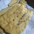 El cooksnap de Mayra Businskas cuando hizo Grisines o Talitas saborizadas.
