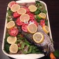 صورة من اكلات نونا المصرية علي الفيسبوك، شاركها بعد تجربة وصفة طاجن السمك مع الخضار 