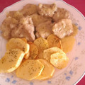 El cooksnap de David Fernández cuando hizo Filetes de solomillo de cerdo con salsa de cebolla al vino.