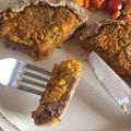 El cooksnap de Agustina ☀️☀️ cuando hizo Tarta con masa 100% integral (espinaca y calabacín) saludable.