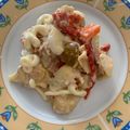 El cooksnap de Aitana cuando hizo Ensaladilla de alcachofas.