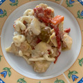 El cooksnap de Aitana cuando hizo Ensaladilla de alcachofas.