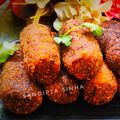 Sandipta Sinha's cooksnap of when they made ভেজিটেবিল চপ(vegetable chop recipe in Bengali).