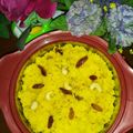 Jharna Shaoo's cooksnap of when they made বাসন্তী পোলাও(Basonti pulao recipe in Bengali).