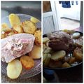 El cooksnap de Carla Montenegro cuando hizo Cerdo relleno con papas al horno.