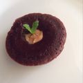 ALICIA 的 巧克力半熟蛋糕，還加碼爆漿花生醬!! cooksnap