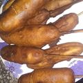 El cooksnap de Trini Gimenez cuando hizo Aros de cebolla.