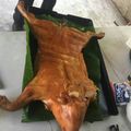 El cooksnap de Félix Eladio Sarracino Acuña cuando hizo Lechón al Horno ..