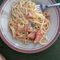 Cooksnap dari Ken Putri Sandy untuk resep Fetucini Salmon